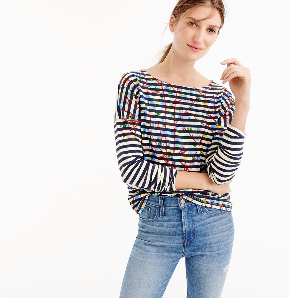 Michael De Feo for J.Crew striped T-shirt